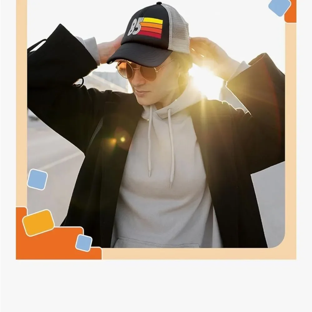 NewEleven 40th Birthday Gifts for Men Women – 1985 Retro Trucker Hat - Picture 5 of 5